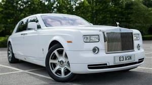 Rolls Royce Phantom Wedding car. Click for more information.