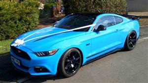 Ford Mustang GT Wedding car. Click for more information.