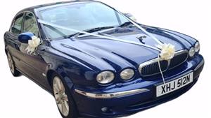 Jaguar X Type Wedding car. Click for more information.