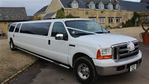 Ford Excursion Wedding car. Click for more information.