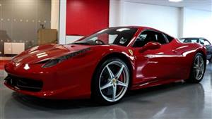 Ferrari Italia Wedding car. Click for more information.
