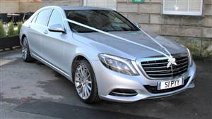 Mercedes Benz S Class Wedding car. Click for more information.