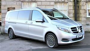 Mercedes Benz V 250 Wedding car. Click for more information.