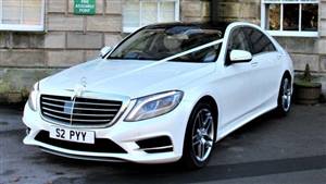 Mercedes Benz S Class Wedding car. Click for more information.