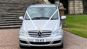 Mercedes Viano Wedding car. Click for more information.