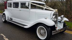 Bramwith Laundaulette Wedding car. Click for more information.