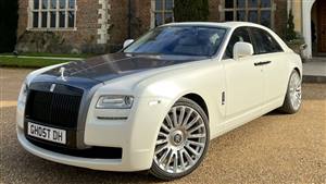 Rolls Royce,Ghost,White and Silver