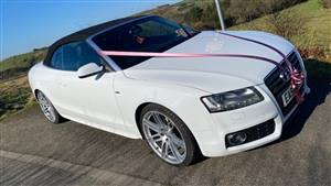 Audi A5 Quattro SLine Wedding car. Click for more information.