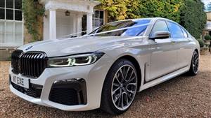 BMW 7 Series Sport Wedding car. Click for more information.