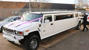 Hummer H2 Wedding car. Click for more information.
