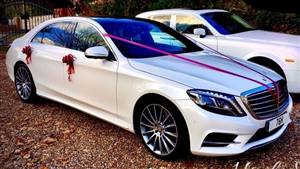 Mercedes Benz S Class AMG LINE LWB Wedding car. Click for more information.