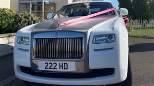 Rolls Royce Ghost Wedding car. Click for more information.