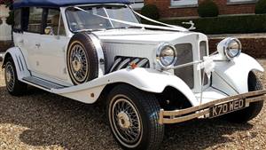 Beauford Tourer Wedding car. Click for more information.