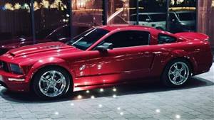 Ford Mustang S197 Wedding car. Click for more information.