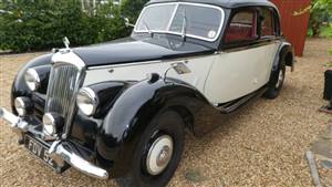 Riley RMA 1947 Wedding car. Click for more information.