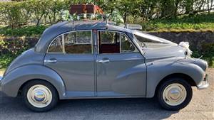Morris Minor 1960 1000 Wedding car. Click for more information.