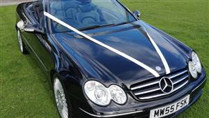 Mercedes 350 CLK Avantgarde Wedding car. Click for more information.