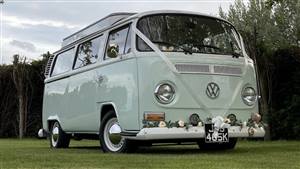 VW Campervan,1972 Bay Window,Pastel Green