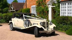 Beauford 4dr Open Top Tourer Wedding car. Click for more information.