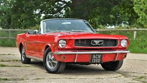 Ford Mustang V8 Wedding car. Click for more information.