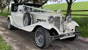 Beauford Open Top Tourer Wedding car. Click for more information.