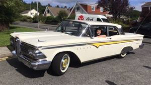 Edsel Ranger Wedding car. Click for more information.