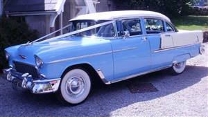 Chevrolet Bel Air Wedding car. Click for more information.