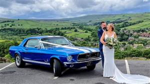 Ford 1968 Mustang Coupe Wedding car. Click for more information.