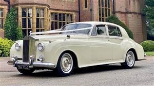 Rolls Royce 1955 Silver Cloud Wedding car. Click for more information.