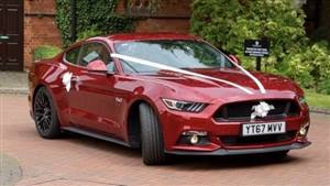 Ford Mustang GT Fastback 5.0 V8 Wedding car. Click for more information.