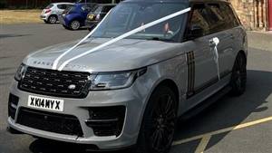 Range Rover Evoke Wedding car. Click for more information.