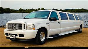 Ford Excursion Wedding car. Click for more information.