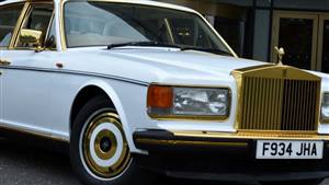 Rolls Royce Silver Spirit Mark 11 Wedding car. Click for more information.