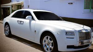 Rolls Royce Ghost Wedding car. Click for more information.