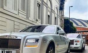 Rolls Royce Ghost Wedding car. Click for more information.