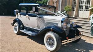 Heritage Badsworth Wedding car. Click for more information.