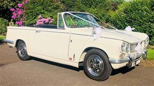 Triumph Vitesse Wedding car. Click for more information.