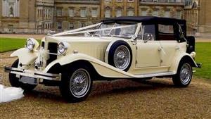 Beauford Tourer Wedding car. Click for more information.