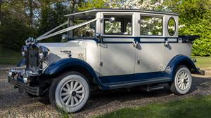 Imperial Landaulette Wedding car. Click for more information.