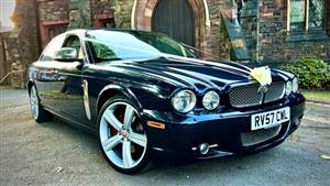 Jaguar XJ Sovereign Wedding car. Click for more information.