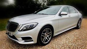 Mercedes LWB S class Wedding car. Click for more information.