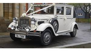 Imperial Viscount 1930 style Limousine Landaulette  Wedding car. Click for more information.