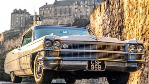 Cadilliac Sedan De Villie Wedding car. Click for more information.