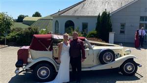 Beauford Tourer Wedding car. Click for more information.