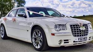 Chrysler 300c Wedding car. Click for more information.