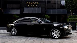 Rolls Royce Ghost EWB Wedding car. Click for more information.
