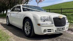 Chrysler 300C Wedding car. Click for more information.