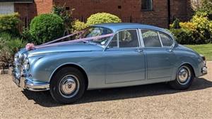 Jaguar 1965 MK II Wedding car. Click for more information.