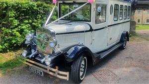 Asquith,Vintage Bus,Ivory and Black