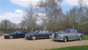 Family Premium Package Rolls, Bentley and Aston Wedding car. Click for more information.